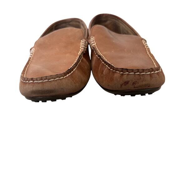Polo Leather Driving Loafers Woodley Sz 11D  Preppy Y2K LightAcademia - Picture 3 of 10